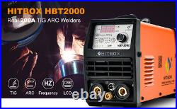Gas Gasless TIG Welder IGBT Inverter 110V/220V 200A MMA ARC TIG Welding Machine