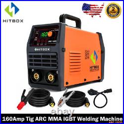 HITBOX 160A TIG Welder SYN Intelligent MMA ARC 110/220V Inverter Welding Machine