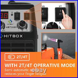 HITBOX 200A 2IN1 TIG ARC MMA Welder 110V 220V IGBT Inverter TIG Welding Machine