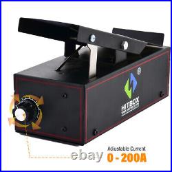 HITBOX 200A Cold Pulse TIG Welder 110V/220V ARC HF TIG Digital Welding Machine