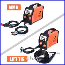 HITBOX 200A MMA Tig Welder 110V 220V Inverter VRD TIG ARC Welding Cellulose Rod