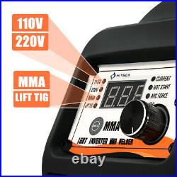 HITBOX 200A MMA Tig Welder 110V 220V Inverter VRD TIG ARC Welding Cellulose Rod