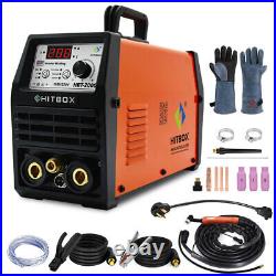 HITBOX 200A TIG Welder 110V 220V Inverter IGBT Electric MMA ARC TIG Welder Glove