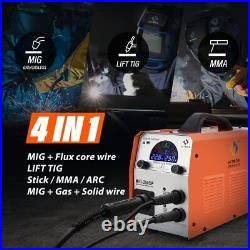 HITBOX 250A MIG Welder Inverter Gasless 110V 220V ARC TIG MIG Aluminium Welding