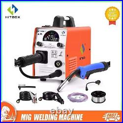 HITBOX 4 in 1 MIG Welder 110V/220V Inverter Gas ARC TIG MIG 200A Welding Machine