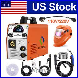 HITBOX 4 in 1 MIG Welder 200A 110V 220V Inverter Gas ARC TIG MIG Welding Machine