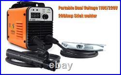 HITBOX ARC Welder 110V 220V Dual Volt 200A Inverter MMA Stick Welding Machine US