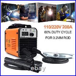 HITBOX AT2000 Welder 110V/220V MMA ARC Welder Rod Stick Welding Machine Inverter