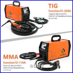 HITBOX Digital HF TIG Welder 110/220V TIG/TIG Pulse/ARC Electric Welding Machine