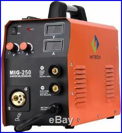 HITBOX MIG Welder 220V 200A ARC Stick Lift TIG MIG Welding Machine Inverter IGBT