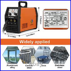 HITBOX MIG Welder Inverter 110V/220V Lift TIG ARC Wire Gasless Welding Machine