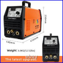 HITBOX TIG MMA ARC Welder Inverter 110V/220V 200A Welding Machine Gas Regulator