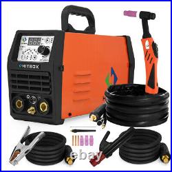 HITBOX TIG Welders Pulse 110V/220V Dual Voltage ARC Stick TIG Welding Machine