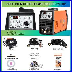 HTIBOX Cold/ Pulse/ HF Tig Welder 110V 220V 220A ARC TIG Welding Machine Digital