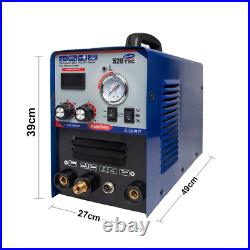 Inverter Arc DC 3-IN-1 MMA/TIG/CUT Welding Machine 520TSC with pt31/wp17 torch