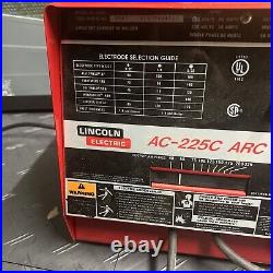 Lincoln USA Stick Welder Model AC-225C Arc Compact Welder 230 Phase