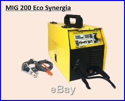 MAGNUM MIG 200 ECO MMA ARC 200Amp VRD HS Synergia Synergic welder inverter