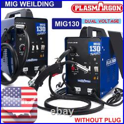MIG 130 Welder 200Amp Inverter MIG ARC Gas Gasless Welding Machine Dual voltage