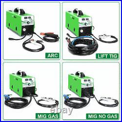 MIG-160 Welder 160A IGBT Inverter ARC STICK GAS GASLESS LIFT TIG 5 IN 1 Welding
