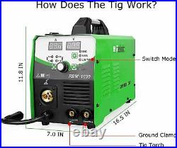 MIG-160 Welder 160A IGBT Inverter ARC STICK GAS GASLESS LIFT TIG 5 IN 1 Welding