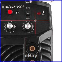 MIG-200, 200 Amp MIG MMA Stick Arc 2-in-1 Combo Inverter Welder IGBT 220V