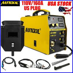 MIG/MAG/TIG/MMA Inverter Welder 160A IBGT Stick Arc Welding Machine 110V US Plug