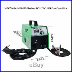 MIG Welder 100A Gasless AC 120V Flux Core Wire Inverter MAG ARC Welding Machine