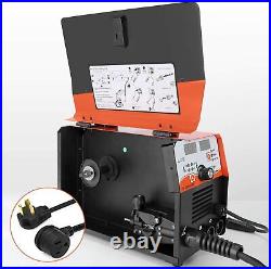 MIG Welder Gas/Gasless IGBT Inverter ARC Stick TIG 4 IN 1 MIG125 Welding Machine