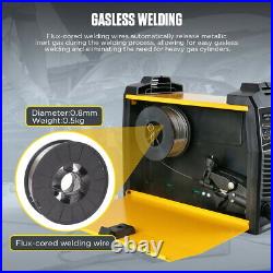 MIG Welder Inverter 220V Flux Core Wire Gasless IGBT TIG ARC Welding Machine