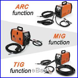 MIG Welder Inverter Flux Core Wire Gasless 3 in 1 ARC TIG MIG Welding Machine