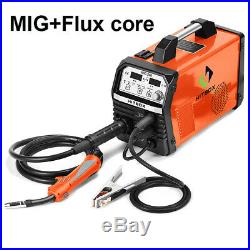 MIG Welder Inverter Flux Core Wire Gasless/Gas 4 in 1 TIG ARC Welding Machine