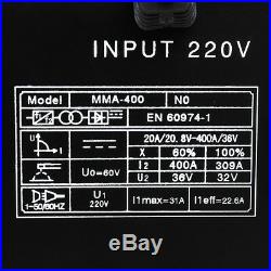 MMA Digital Stick Welder 400A ARC DC IGBT Welding Inverter Machine Handheld 220V