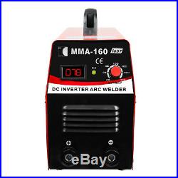 MMA160 Inverter Welder 110V IGBT Mini Arc Welding Machine 20-160A Copper Cable