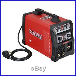 MTS-165A MIG Flux Cored Wire, TIG Torch, Stick Arc Welder 3-IN-1 Combo Welding