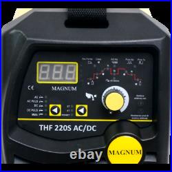 Magnum Tig Thf 220s Ac/dc Igbt Inverter Pulse Welder Mma Arc 2t/4t Hot Force