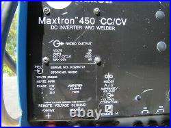 Miller Maxtron 450 CC/CV DC Inverter Arc Welder 450A 38V MIG Power Supply