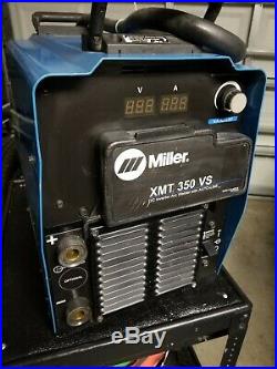 Miller XMT 350 VS (DC inverter ARC welder with Auto Line)