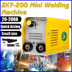 Mini Electric Welding Machine IGBT DC Inverter ARC MMA Handheld Welder 220V 200A