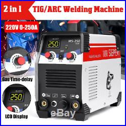 New 220V 7000W TIG/ARC Welding Machine 250A MMA IGBT Inverter WS-250 Welder Kit