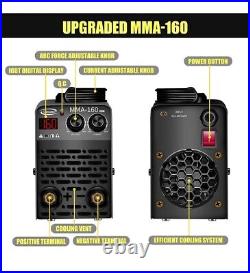PORTABLE Inverter WELDER Stick 160 amps MMA ARC DC Digital COMPLETE READY KIT