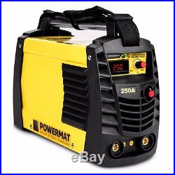 POWERMAT 250AMP (PM-MMA-250SP) IGBT inverter MMA / ARC welder with LED display