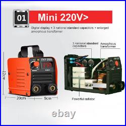 Portable Mini MMA ARC Welding Machine Electric IGBT DC Inverter Welder 250A 220V