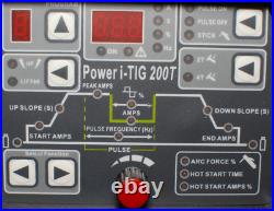 Poweri-TIG 200T DIGITAL 200AMP DC TIG PULSE WELDER 2AMP LOW START EVERLAST 9 MEM