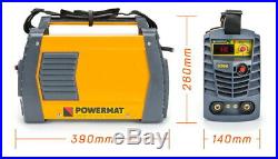 Powermat MMA ARC inverter welder PM-MMA-330SP 330A IGBT Light Portable