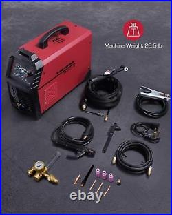 RCCAPTAIN MIG TIG 7 in 1 Welder AC/DC 200Amp with AC DC TIG with Pulse/Stick