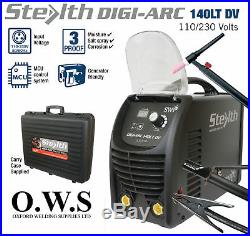 SWP Stealth DIGI-ARC 140LT 140amp 110v 240v Dual Voltage Inverter MMA TIG ARC