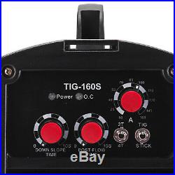 TIG-160S, 160 Amp TIG Torch Stick ARC DC Inverter Welder, 110/230V Dual Voltage