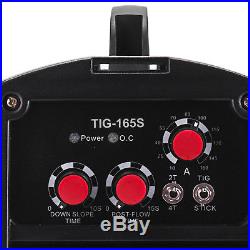 TIG-165S, 160 Amp TIG Torch Stick ARC DC Inverter Welder, 110/230V Dual Voltage
