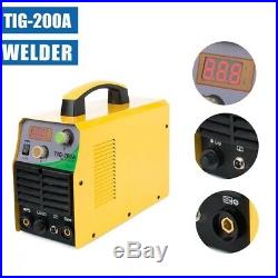 TIG-200 DC Inverter 220V TIG Welder Electric HF 200Amp ARC Stick Welding Machine