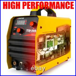 TIG-200A HF TIG/Stick/Arc TIG Welder, 200Amp 110 & 220V Dual Voltage TIG Welding